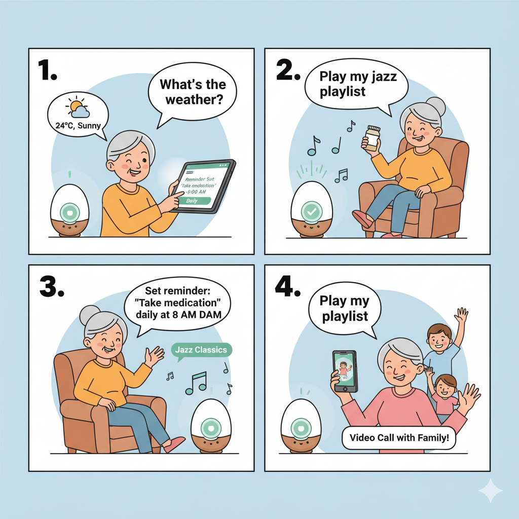Five simple steps for seniors to get started with AI companion technology