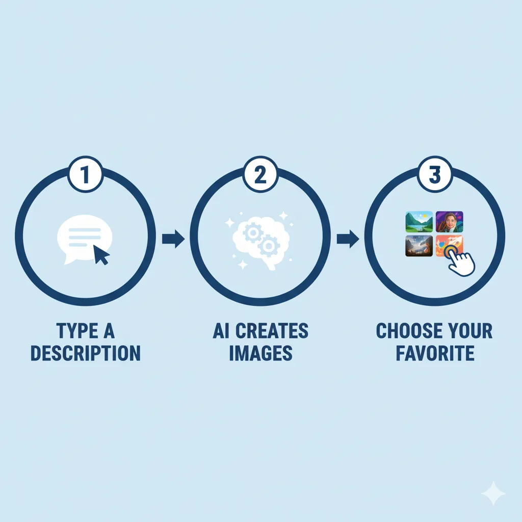Simple three-step process for using Midjourney AI to create images